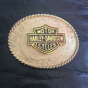 Harley Davidson motor cycles belt buckle